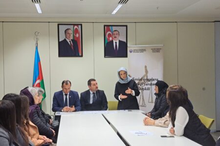 Jurnalist Qadınlar Assosiasiyası Qaxda şəhid ailələri ilə görüşüb-FOTO
